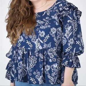 ROMANTIC GYPSY Floral Top